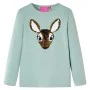 Camiseta infantil de manga larga menta medio 104 de , Camisetas para niños - Ref: Foro24-14185, Precio: 8,98 €, Descuento: %