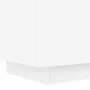 Mesita de noche con luces LED madera de ingeniería blanca de , Mesitas de noche - Ref: Foro24-836735, Precio: 76,38 €, Descue...