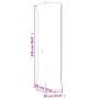 vidaxL Cubierta para calefactor de torre Oxford 420D negro 58x58x228cm de , Fundas para muebles de jardín - Ref: Foro24-35968...