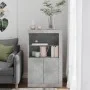 Sideboard mit LED-Leuchten aus betongrauem Holzwerkstoff von , Schließfächer und Lagerschränke - Ref: Foro24-836626, Preis: 7...