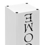 Paragüero diseño Welcome acero blanco de vidaXL, Paragüeros - Ref: Foro24-246797, Precio: 32,15 €, Descuento: %