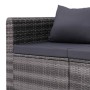 Juego de sofás de esquina de jardín 2 piezas ratán PE gris de vidaXL, Sofás de exterior - Ref: Foro24-44162, Precio: 221,91 €...