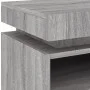 Mesita de noche con luces LED gris Sonoma 40x39x48,5 cm de , Mesitas de noche - Ref: Foro24-836794, Precio: 81,28 €, Descuent...