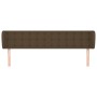 Cabecero de tela marrón oscuro 183x23x78/88 cm de , Cabeceros y pies de cama - Ref: Foro24-3117595, Precio: 86,25 €, Descuent...