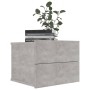 Mesitas de noche 2 uds contrachapada gris hormigón 40x30x30cm de vidaXL, Mesitas de noche - Ref: Foro24-801062, Precio: 78,34...