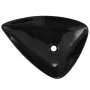 Black triangular ceramic sink 645x455x115 mm by vidaXL, Sinks - Ref: Foro24-142998, Price: 87,45 €, Discount: %