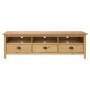 Mueble de TV Hill madera maciza pino marrón miel 158x40x47 cm de , Muebles TV - Ref: Foro24-288927, Precio: 174,74 €, Descuen...