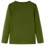Camiseta infantil de manga larga caqui oscuro 140 de , Camisetas para niños - Ref: Foro24-13043, Precio: 8,30 €, Descuento: %