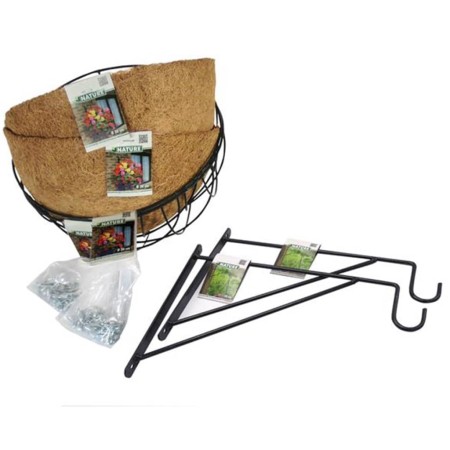 Nature Kit de macetero colgante 6070118 de Nature, Maceteros y jardineras - Ref: Foro24-421349, Precio: 30,41 €, Descuento: %