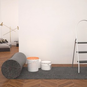 Fieltro antideslizante de pintor 50 m 280 g/m² gris de vidaXL, Láminas y franjas protectoras para suelos - Ref: Foro24-142698...