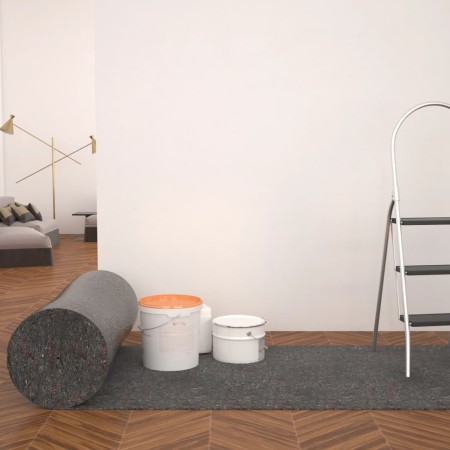Fieltro antideslizante de pintor 50 m 280 g/m² gris de vidaXL, Láminas y franjas protectoras para suelos - Ref: Foro24-142698...
