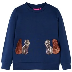 Sudadera infantil azul marino 140 de , Camisetas para niños - Ref: Foro24-14163, Precio: 12,10 €, Descuento: %