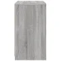 Aparador con luces LED madera de ingeniería gris Sonoma de , Taquillas y armarios de almacenamiento - Ref: Foro24-836640, Pre...