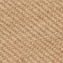 Alfombra de yute con reverso de latex color natural 140x200 cm de vidaXL, Alfombras - Ref: Foro24-245286, Precio: 77,71 €, De...