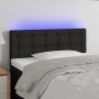 Cabecero con LED de tela negro 100x5x78/88 cm de , Cabeceros y pies de cama - Ref: Foro24-3122038, Precio: 39,57 €, Descuento: %