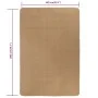 Alfombra de yute con reverso de latex color natural 140x200 cm de vidaXL, Alfombras - Ref: Foro24-245286, Precio: 77,71 €, De...