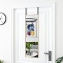Espejo de puerta cristal y aluminio negro 30x80 cm de , Espejos - Ref: Foro24-327414, Precio: 45,24 €, Descuento: %