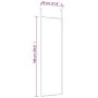 Glass and black aluminum door mirror 30x80 cm by , Mirrors - Ref: Foro24-327414, Price: 38,57 €, Discount: %