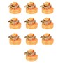 Correas de sujeción de trinquete 10 uds 1T 6mx38mm naranja de vidaXL, Correas de amarre - Ref: Foro24-142661, Precio: 90,00 €...
