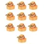 Ratschen-Befestigungsgurte, 10 Stück, 1T, 6 m x 38 mm, Orange von vidaXL, Spanngurte - Ref: Foro24-142661, Preis: 84,01 €, Ra...
