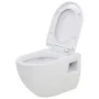 Inodoro de montaje en pared de cerámica blanco de vidaXL, Baños - Ref: Foro24-143022, Precio: 144,12 €, Descuento: %