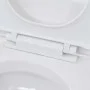 Inodoro de montaje en pared de cerámica blanco de vidaXL, Baños - Ref: Foro24-143022, Precio: 144,12 €, Descuento: %