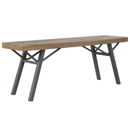 Banco de jardín de madera maciza de acacia 120 cm de vidaXL, Bancos de jardín - Ref: Foro24-44252, Precio: 102,77 €, Descuent...
