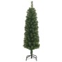 Árbol de Navidad artificial delgado y soporte PVC verde 150 cm en Decoración Festiva y Estacional | Comprar online en Foru.es