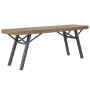 Banco de jardín de madera maciza de acacia 120 cm de vidaXL, Bancos de jardín - Ref: Foro24-44252, Precio: 102,77 €, Descuent...