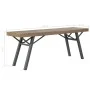 Solid acacia wood garden bench 120 cm by vidaXL, garden benches - Ref: Foro24-44252, Price: 100,44 €, Discount: %