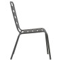 Sillas de jardín apilables 2 unidades acero gris de vidaXL, Sillas de jardín - Ref: Foro24-44257, Precio: 117,77 €, Descuento: %
