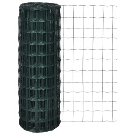 Set de euro valla acero verde 10x1,2 m de vidaXL, Paneles de vallas - Ref: Foro24-140586, Precio: 42,06 €, Descuento: %