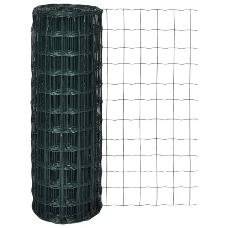 Set de euro valla acero verde 10x1,2 m de vidaXL, Paneles de vallas - Ref: Foro24-140586, Precio: 44,38 €, Descuento: %