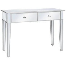 Mesa consola de espejo de MDF y vidrio 106,5x38x76,5 de vidaXL, Mesas auxiliares - Ref: Foro24-246660, Precio: 250,78 €, Desc...
