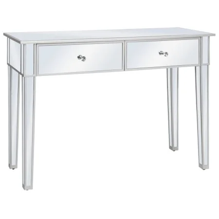 Mesa consola de espejo de MDF y vidrio 106,5x38x76,5 de vidaXL, Mesas auxiliares - Ref: Foro24-246660, Precio: 250,78 €, Desc...