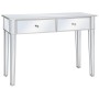 Mesa consola de espejo de MDF y vidrio 106,5x38x76,5 de vidaXL, Mesas auxiliares - Ref: Foro24-246660, Precio: 255,54 €, Desc...