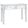 Mesa consola de espejo de MDF y vidrio 106,5x38x76,5 de vidaXL, Mesas auxiliares - Ref: Foro24-246660, Precio: 250,78 €, Desc...