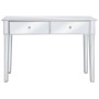 Mesa consola de espejo de MDF y vidrio 106,5x38x76,5 de vidaXL, Mesas auxiliares - Ref: Foro24-246660, Precio: 255,54 €, Desc...