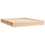 Estructura de cama de madera maciza 150x200 cm de , Camas y somieres - Ref: Foro24-820671, Precio: 132,81 €, Descuento: %