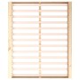 Estructura de cama de madera maciza 150x200 cm de , Camas y somieres - Ref: Foro24-820671, Precio: 132,81 €, Descuento: %