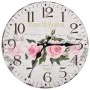 Vintage wall clock with flowers 30 cm by vidaXL, Wall clocks - Ref: Foro24-50625, Price: 19,71 €, Discount: %