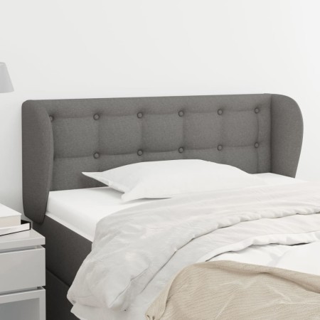 Cabecero de tela gris oscuro 83x23x78/88 cm de , Cabeceros y pies de cama - Ref: Foro24-3117553, Precio: 56,80 €, Descuento: %
