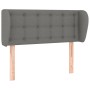 Cabecero de tela gris oscuro 83x23x78/88 cm de , Cabeceros y pies de cama - Ref: Foro24-3117553, Precio: 56,80 €, Descuento: %