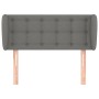 Cabecero de tela gris oscuro 83x23x78/88 cm de , Cabeceros y pies de cama - Ref: Foro24-3117553, Precio: 56,80 €, Descuento: %