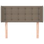 Cabecero de tela gris taupe 83x16x78/88 cm de , Cabeceros y pies de cama - Ref: Foro24-3119180, Precio: 45,85 €, Descuento: %