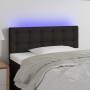 Cabecero con LED de tela negro 80x5x78/88 cm de , Cabeceros y pies de cama - Ref: Foro24-3122022, Precio: 36,41 €, Descuento: %