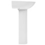 Lavabo de pie de cerámica blanco 520x440x190 mm de vidaXL, Lavabos - Ref: Foro24-142999, Precio: 146,52 €, Descuento: %