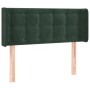 Cabecero con LED de terciopelo verde oscuro 103x16x78/88 cm de , Cabeceros y pies de cama - Ref: Foro24-3123715, Precio: 57,8...
