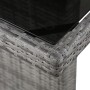 Mesa de jardín ratán sintético y vidrio 240x90x74 cm de vidaXL, Mesas de jardín - Ref: Foro24-43941, Precio: 366,81 €, Descue...