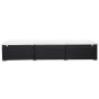 Tumbona con cojín ratán sintético negro de vidaXL, Tumbonas - Ref: Foro24-44404, Precio: 161,09 €, Descuento: %